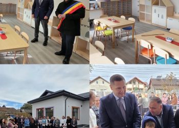 (Foto) Grădinița din Vulcana-Pandele, redeschisă după lucrări de reabilitare și modernizare. Investiții de peste 2,6 milioane de lei pentru educația copiilor