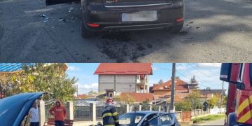 Accident rutier în localitatea Ungureni: două persoane au fost transportate la spital