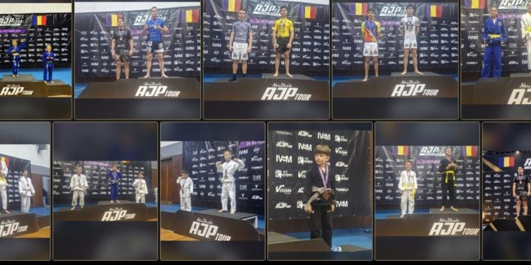 (Foto) 23 de medalii pentru Academia Cătălin Zmărăndescu din Târgoviște! 13 titluri de aur la Campionatul Internațional de Jiu-Jitsu