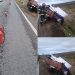 Alertă pe DN 72! Accident între un autoturism și o autoutilitară cu substanțe periculoase. Trafic restricționat după scurgeri de sodă caustică și clorură de var