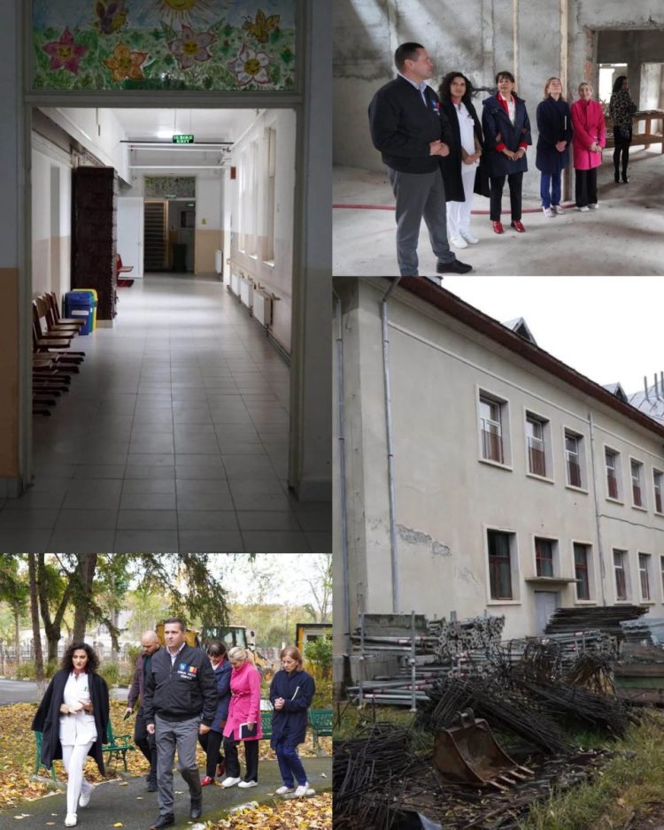 Investiție de peste 64 de milioane de lei la Spitalul de Pediatrie Gura Ocniței. Lucrările de modernizare sunt în plină desfășurare