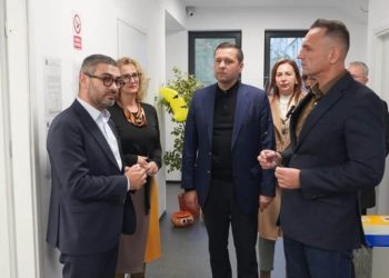 Corneliu Ștefan și ministrul Muncii, Florin Manole, în vizită la centrele sociale din Dâmbovița. Investiții de peste 24,5 milioane de lei