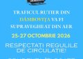 Poliția Rutieră Dâmbovița, controale din aer și de la sol pentru creșterea siguranței în trafic
