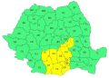 COD GALBEN DE PLOI ÎNSEM­NATE CANTITATIV ÎN JUDEȚUL DÂMBOVIȚA, PÂNĂ PE 13 OCTOMBRIE