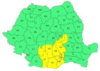 COD GALBEN DE PLOI ÎNSEM­NATE CANTITATIV ÎN JUDEȚUL DÂMBOVIȚA, PÂNĂ PE 13 OCTOMBRIE
